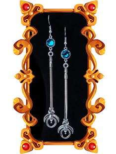 mythical magic wands earrings fashion 2025